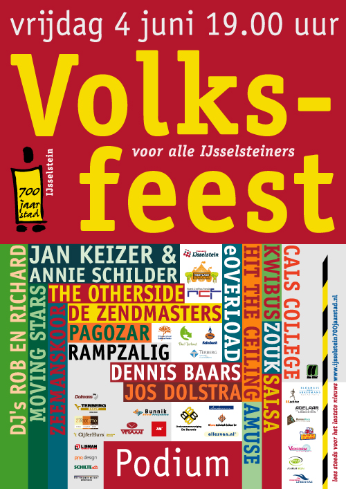 Divers drukwerk IJsselstein 700 Jaar Stad